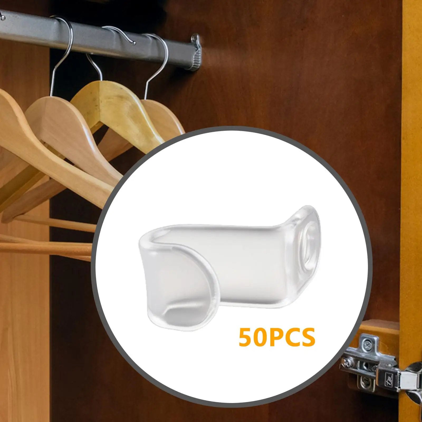 50 قطعة شماعات ملابس موصل رشاقته شماعات كليب لفساتين قبعات السترات #3