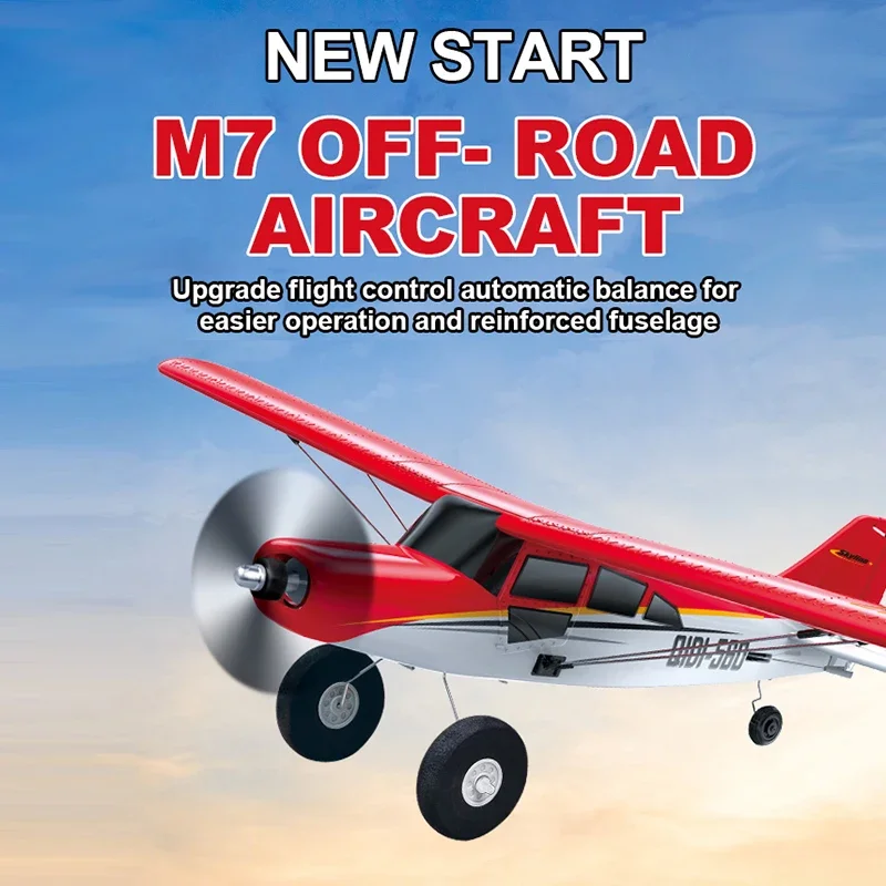 

Qidi560 Moore M7 Off-road RC Plane 4CH Brushless Remote Control Airplane Fixed Wing Aircraft Model EPP Foam Toys for Children