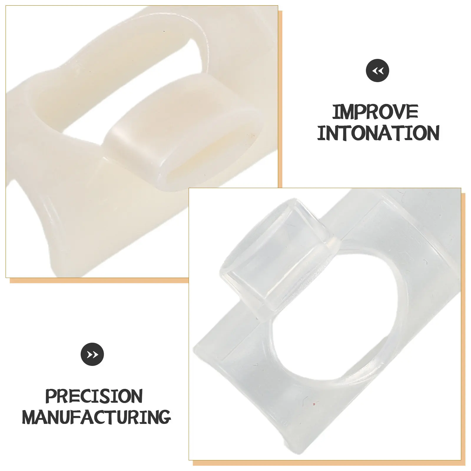 2Pcs Flute Mouthpiece Protector Blowing Nozzle Clip on Wind Director Chinese Flute Wind Training Aid Performance Practice Repair