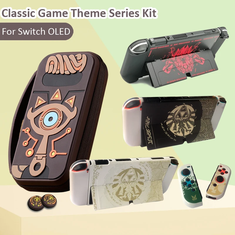 Funda OLED para Nintendo Switch ZD Tears, bolsa de almacenamiento protectora dura impermeable portátil para NS Switch, accesorios de juego OLED