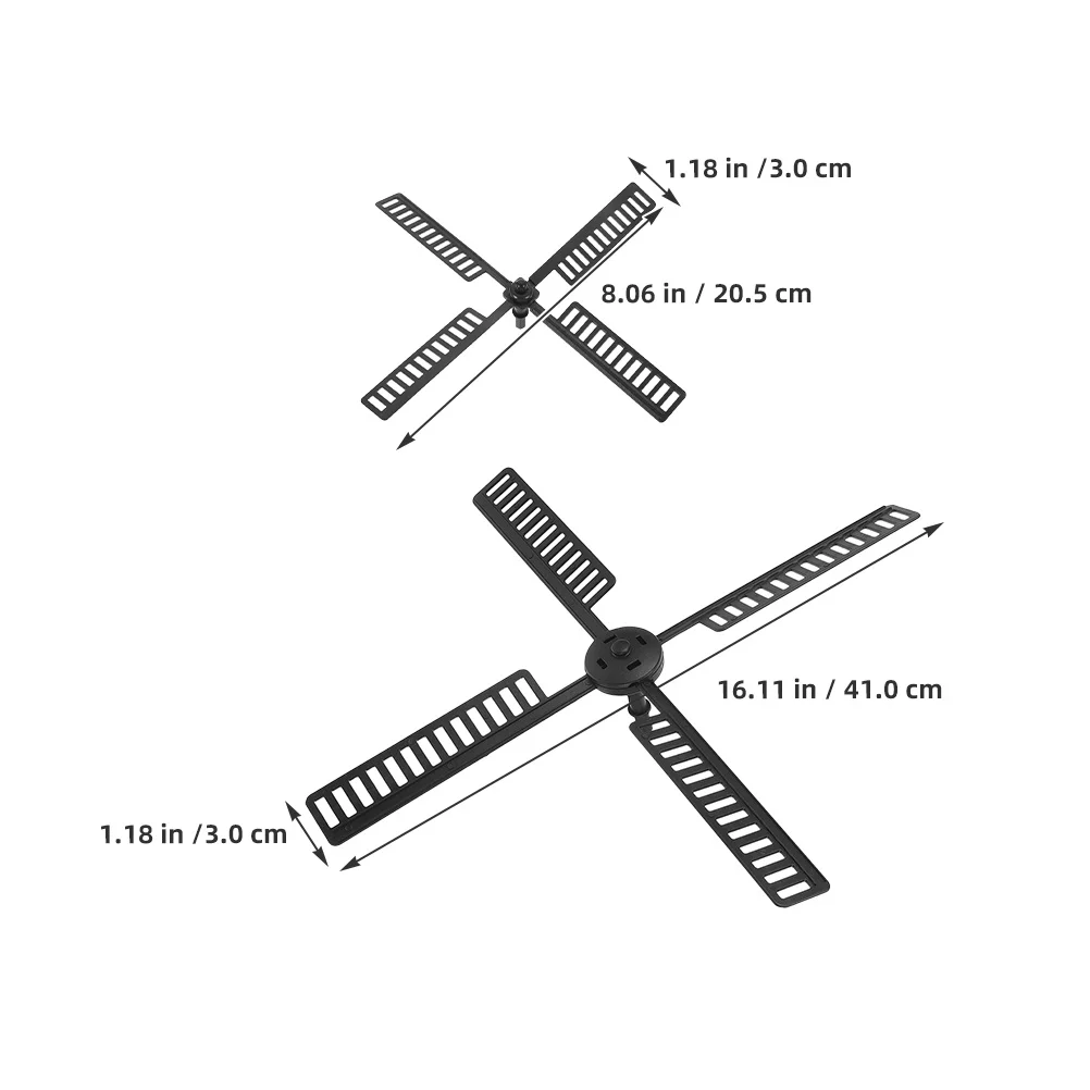 3 قطعة شفرات طاحونة الشمسية البلاستيك مقاوم للماء الدورية في الهواء الطلق حديقة ديكور لساحة فناء الحديقة الهولندية نمط المشهد حلية
