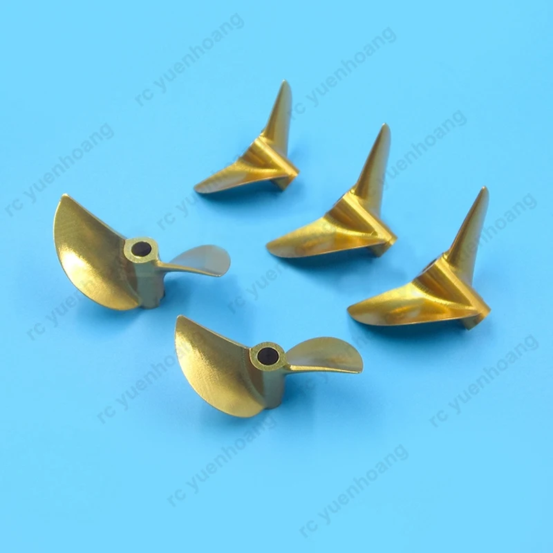 1Pair Pitch 1.6 Hole 4mm/4.76mm High Speed 2-Blade Paddle Outer Dia 38/40/41/42/43/44/45/46mm CNC Propeller for RC Electric Boat