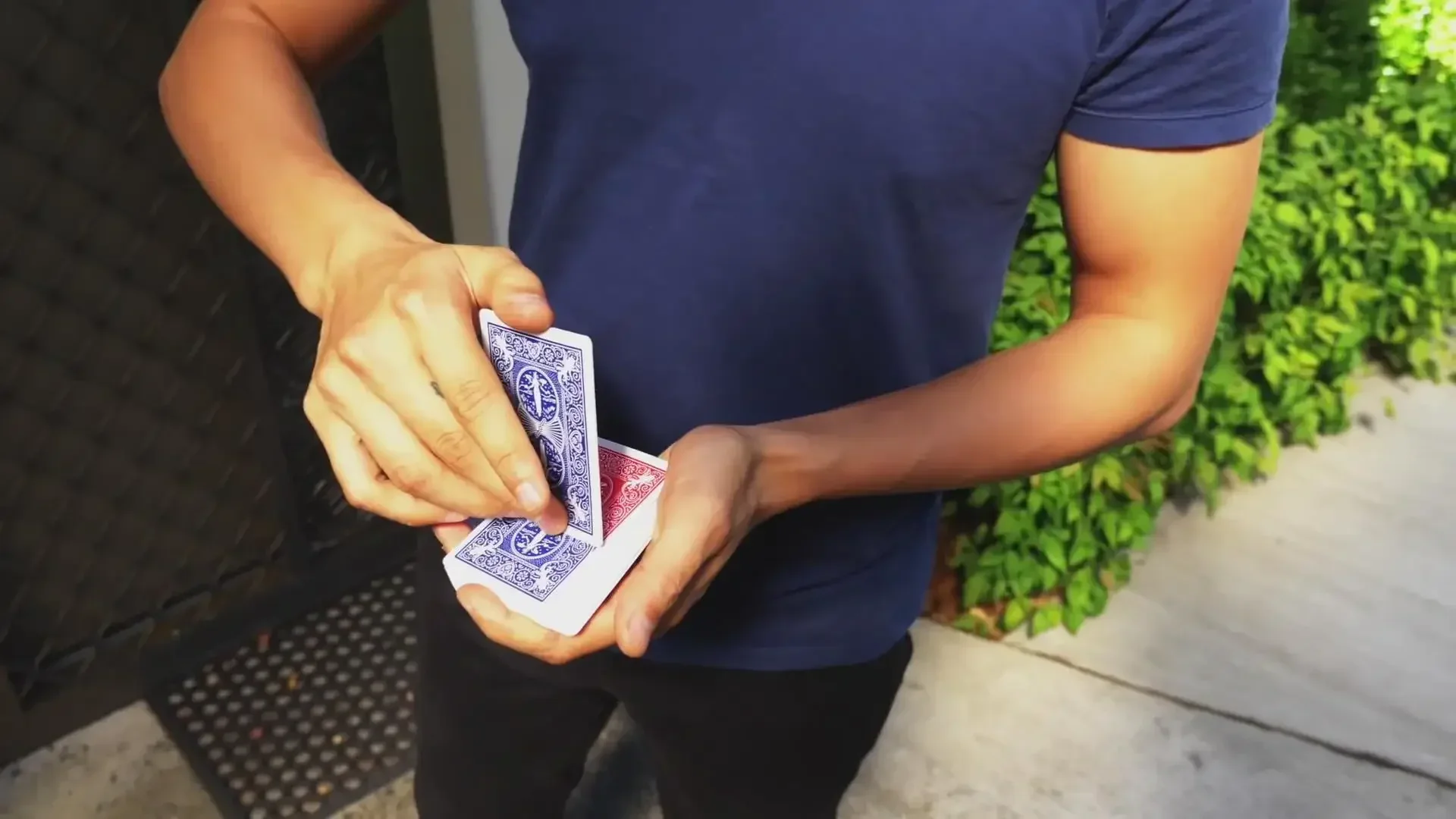 كروموسوم بطاقة تغيير اللون التدريجي خدعة سحرية ماجيا ماجي ستريت السحرة المهنية الدعائم عن قرب أوهام الحيل