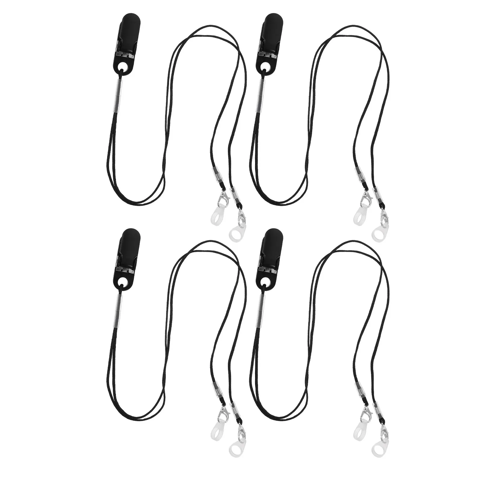 4Pcs Hearing Aid Anti-Lost Strap Clip Soft Ring Bte Holder Cord Senior Hearing Amplifier Ear Hook Retention Rope Anti-Drop - view 3