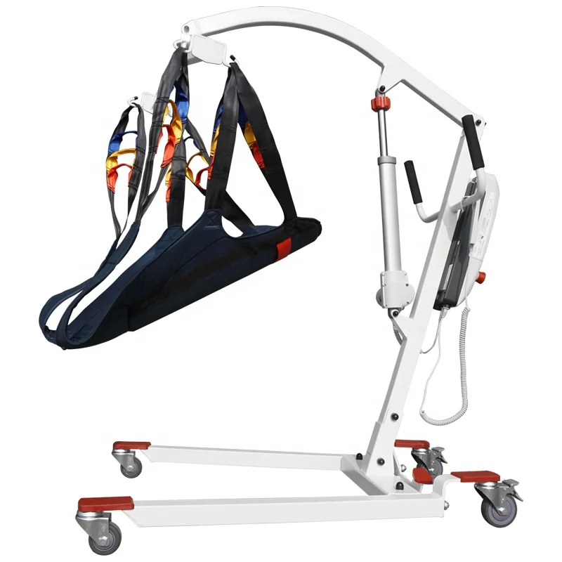 Foldle Patient Hoist, Heavy Medical Lift With Sling, Home Care Transfer Device For Elder, Adjus Height,