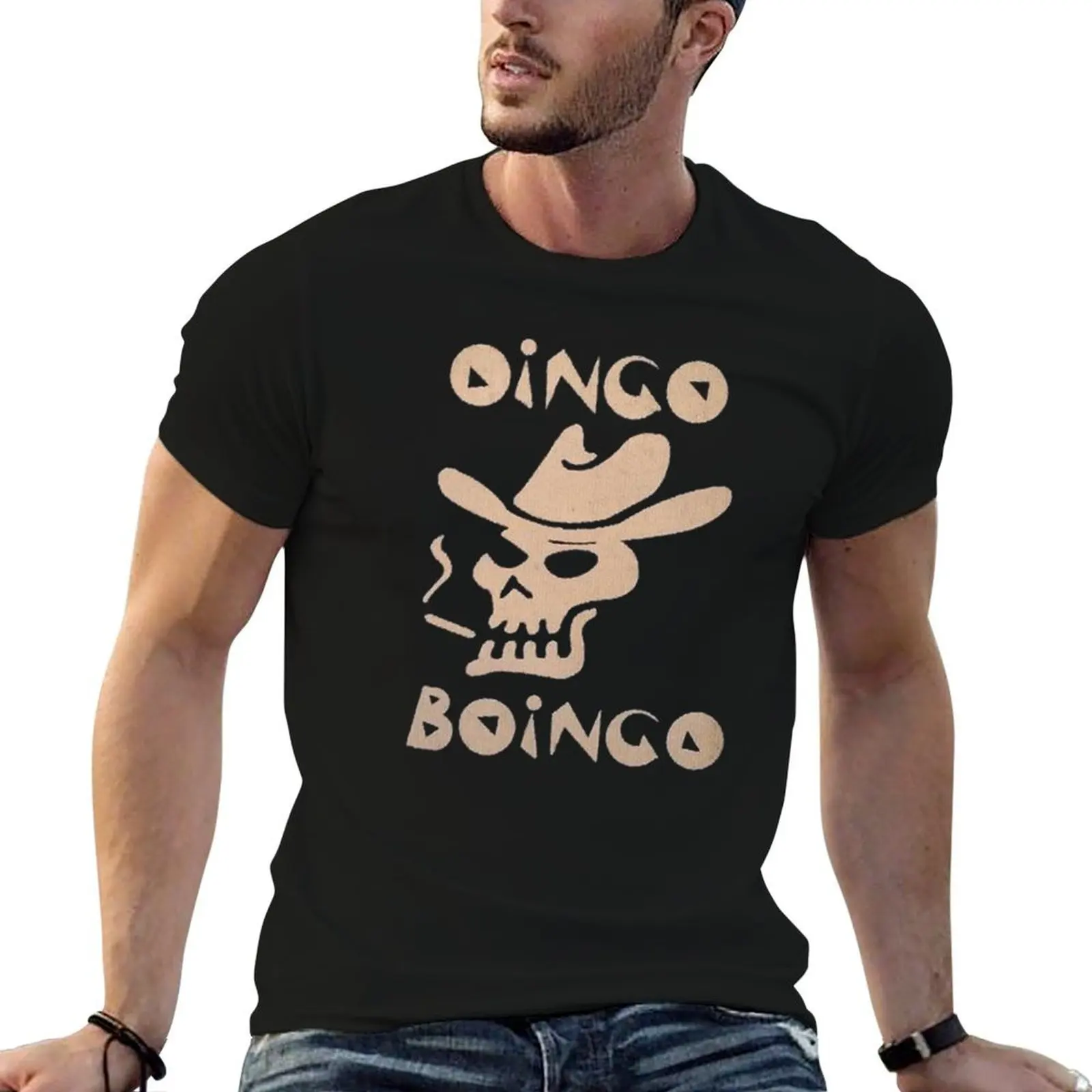 

man tshirt 100% heavy cotton t shirt man Boingo cotton luxury Oingo t T-Shirt shirt