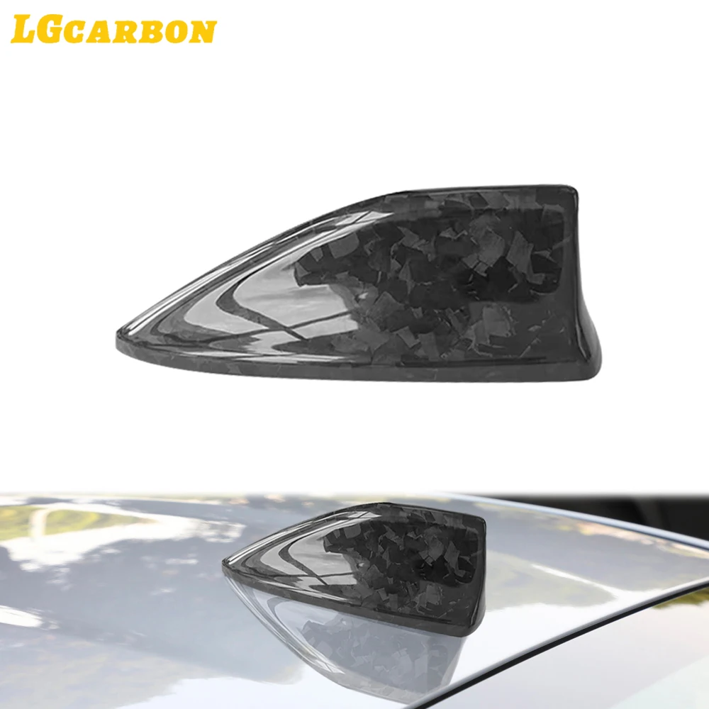 LGcarbon Forged Carbon Fiber Roof Antenna Car Shark Fin Cover for Subaru BRZ for Toyota GR86 2022