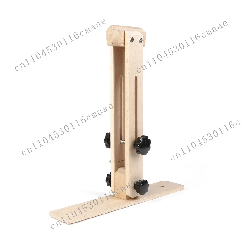 Leather tools hand DIY hand sewn wooden clip sewing fixed second generation beech wooden frame adjustable 180 degrees upright