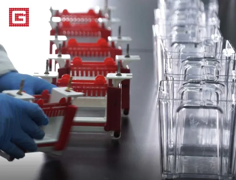 Peralatan Elektroforesis MINI Vertikal Gel Tangki Elektroforesis Instrumen Lab Penelitian Biologi Servis Plastik 95*87Mm