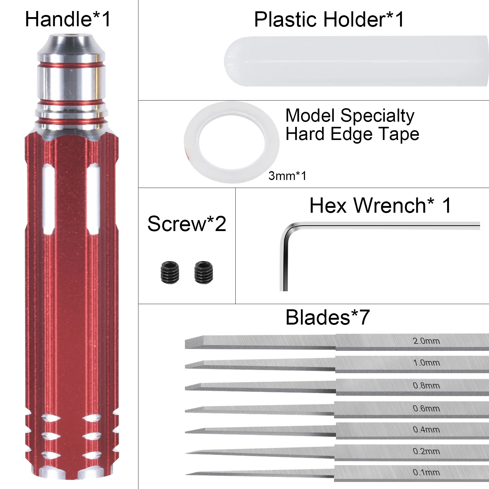 Model Carving Knifesharp Resin Carved Scribe Line Cutting Tool Wear Resistant Modeling Scriber For Engraving Carving Cutting Set