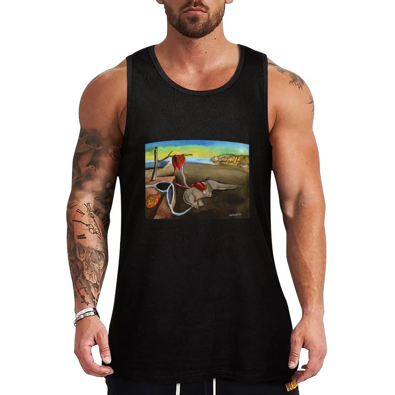 

Persistance of Plastic Tee Tank Top sleeveless jackets gym for men clothing men training weight vest