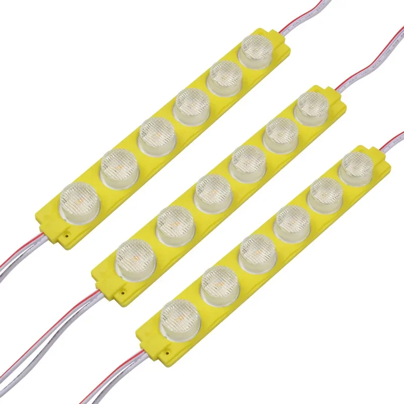 Wholesale 20-pack 6 LED Module Lights 12V Super Bright IP65 Waterproof for Advertisement Shop Signboard Letter Light-box Decor