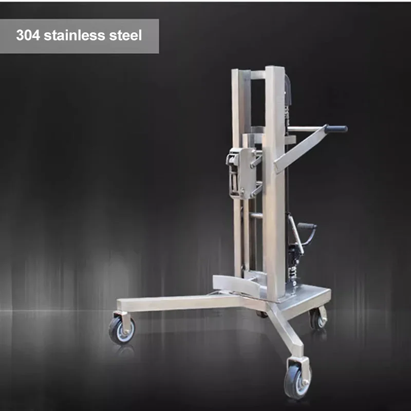 الهيدروليكية وزنها طبلة زيت مركبة مواصلات دلو مستدير مكدس شاحنة النسر منقار دواسة رفع تحميل وتفريغ شاحنة DTF45