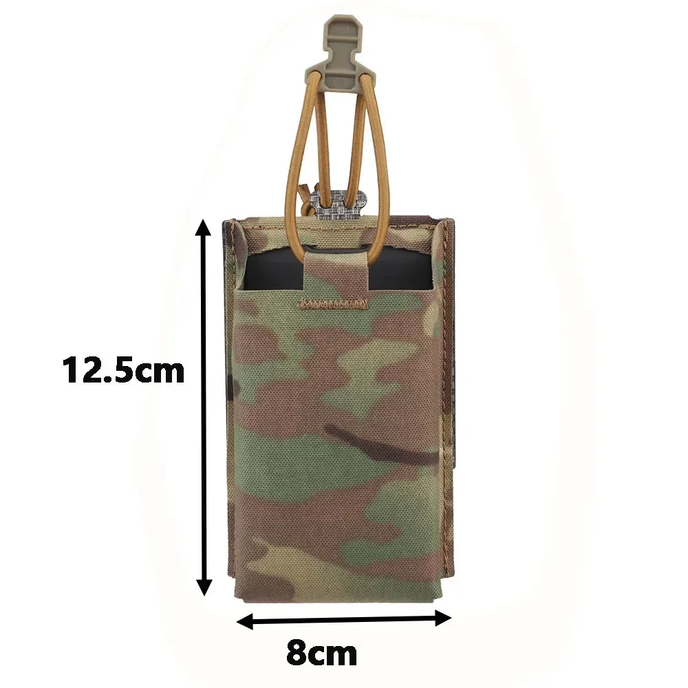 Single 556 M4 AR15 Mag Pouch KSAR KWIK M4 M16 Rifle MOLLE MAG Carrier With Insert Bungee Cord Built-In Fast Kydex Wedge Insert