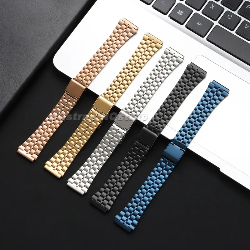 18mm Metal Watch Strap for Casio F-91W AE1200 AE1300 AQ230 F105 F108 A158W A168 Universal Stainless Steel Ultra-thin Bracelet view 2