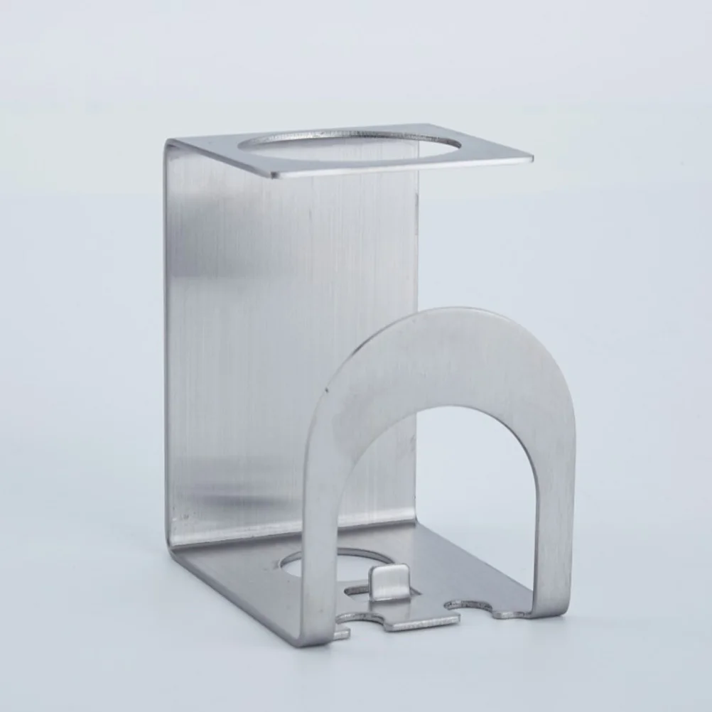 

Toothbrush Holder Stainless Steel Wall Mounted Bathroom Organizer Electric Toothbrush Cup Holder Space Saving 3M Adhesive