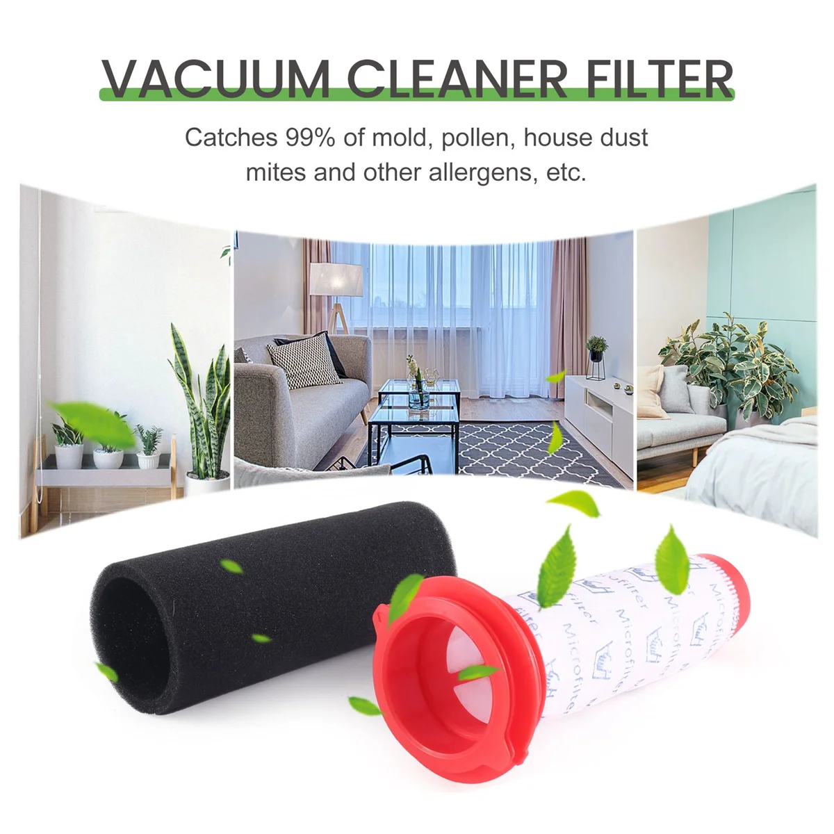 Paquete de 4 filtros para aspiradora de mano Bosch Athlet, filtro para Bosch BCH6L2560 BCH6L2561BCH6ZOOO