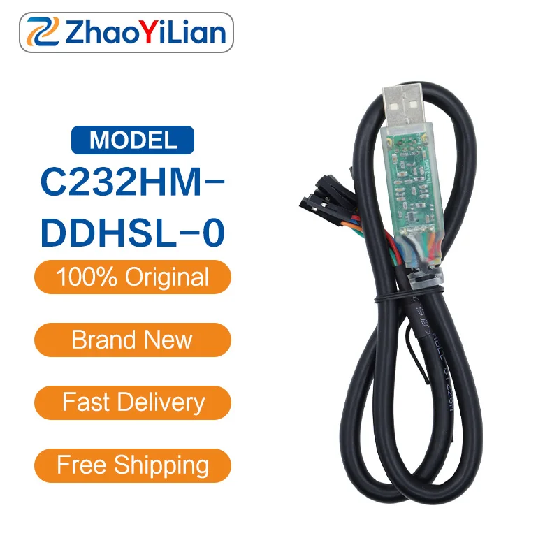 For C232HM‑DDHSL‑0 USB‑A To GPIO SPI I2C UART MPSSE Pigtail Cable For Embedded Test
