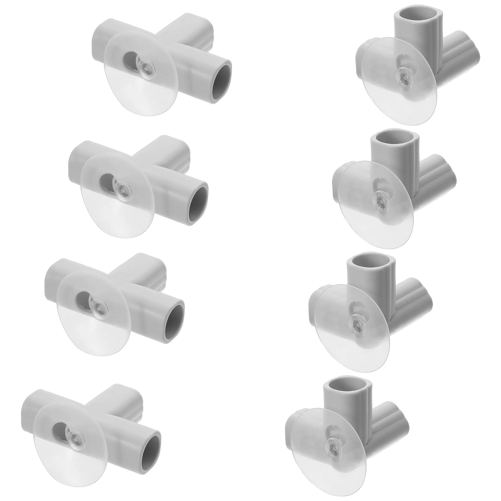 

8 Pcs Children's Guardrail Accessories Furniture Fittings Connector Replace Pipe Corner Plastic Play Fence Joints
