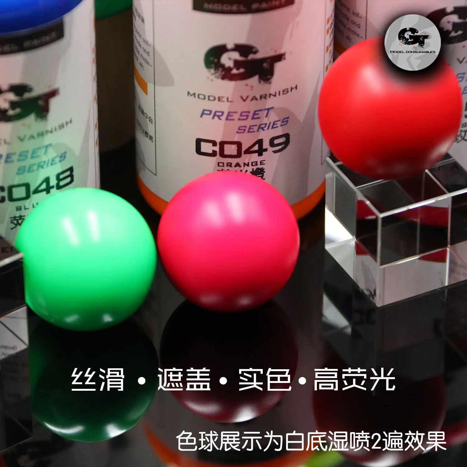 Nitro POre Mixed Paint GT Model Fluorescent Color Civilian Car Model Solid Color Cover No Dilution Required