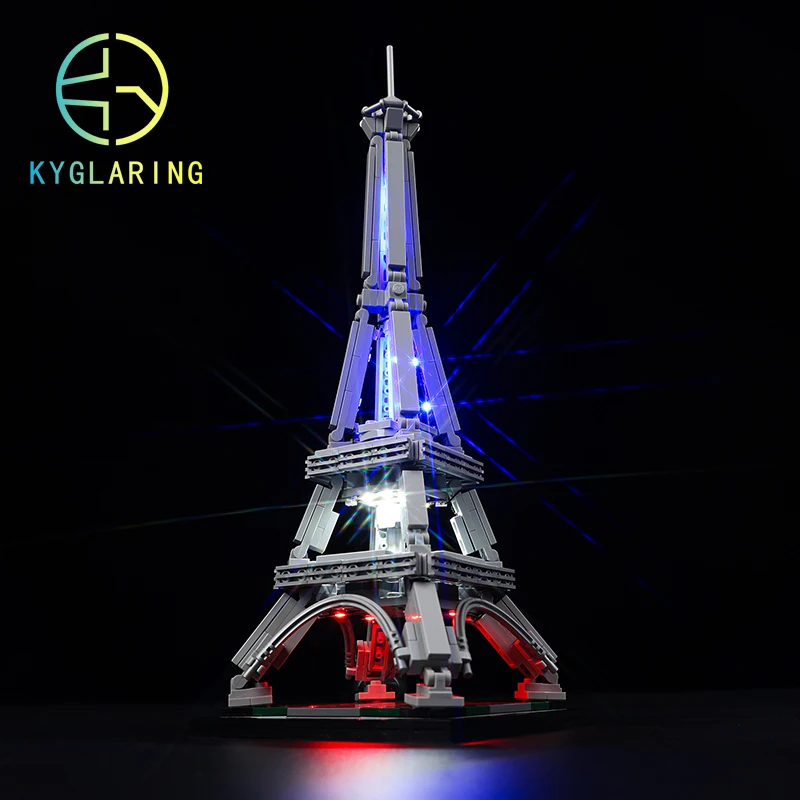 Led Light Kit  For 21019 Architecture The Eiffel Tower Light Set DIY Toys Set (Not Included Building Blocks)