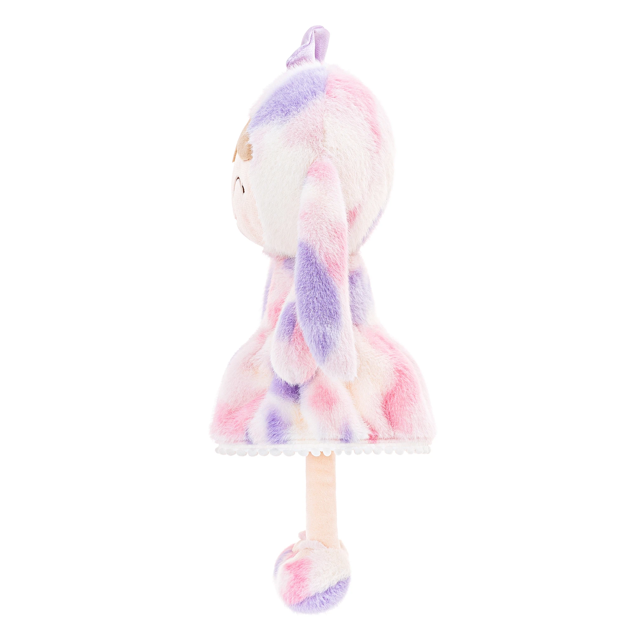 Gloveleya Baby Dolls Plush Doll 2024 New Design Rabbit Doll Soft Toys Gir's Birthday Gift 30cm Tie-dye purple