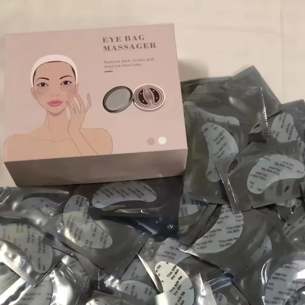 5-20 Pairs Eye Patches EMS Pulse Micro-current Eye Care Device Parts Anti-Aging Dark Circles Remover Gel Eye Pads Replacement
