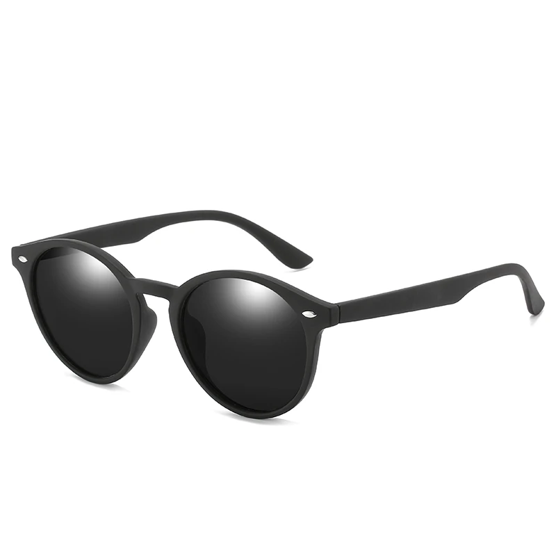 Classic Round Retro Sunglasses Men Women Polarized Vintage Black Driving Sun Glasses Circle Oval Designer Retro Sunglass UV400