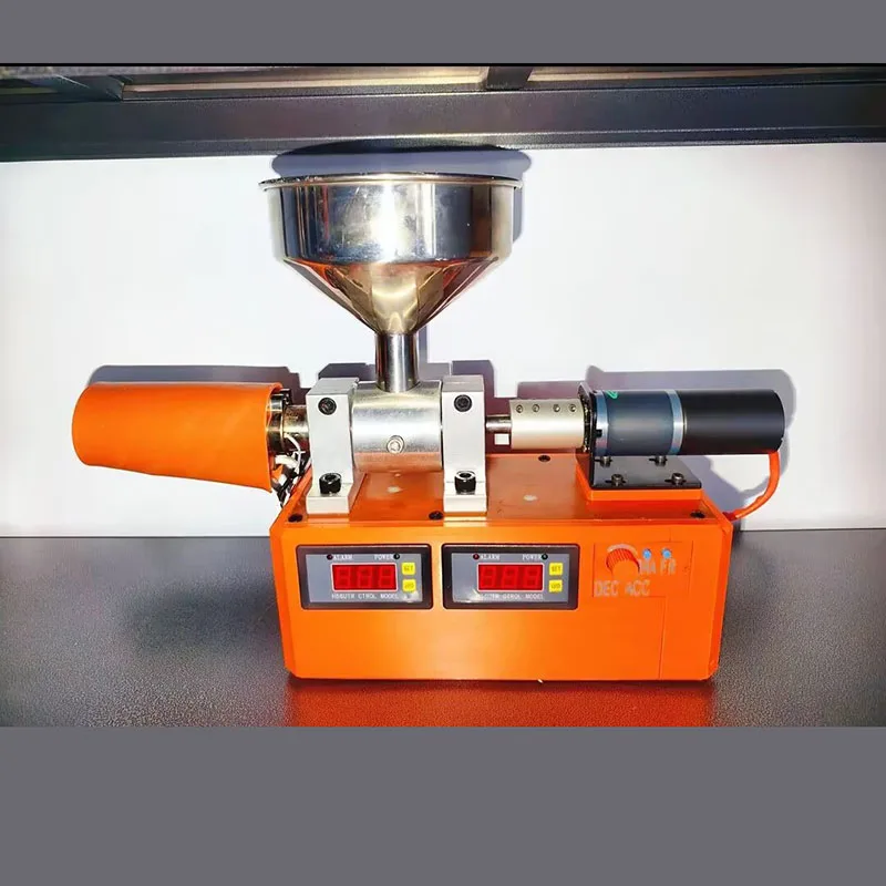 Thermoplastic Recycling Single Screw Extruder 110V 220V Desktop Machine For PETG PLA ABS 3D Filament Making