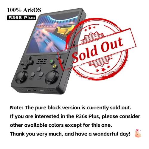 Imagen 2 del producto Consola de Juegos Retro FUNKIDDY R36S Plus, Pantalla IPS de 4 Pulgadas, ARKOS 2.0, Consola de Juegos Retro R36PLUS, Reproductor de Video Portátil de Bolsillo