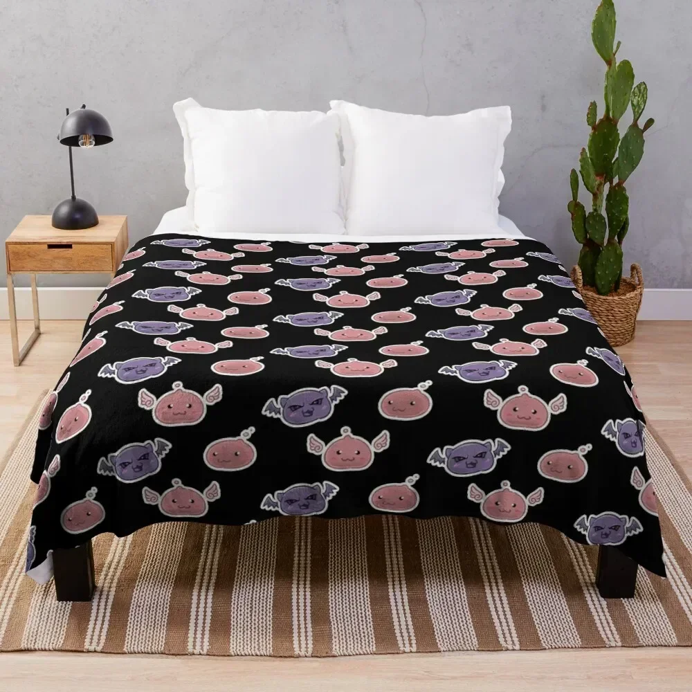 

Ragnarok Online Poring Family Throw Blanket Large Decoratives Blankets