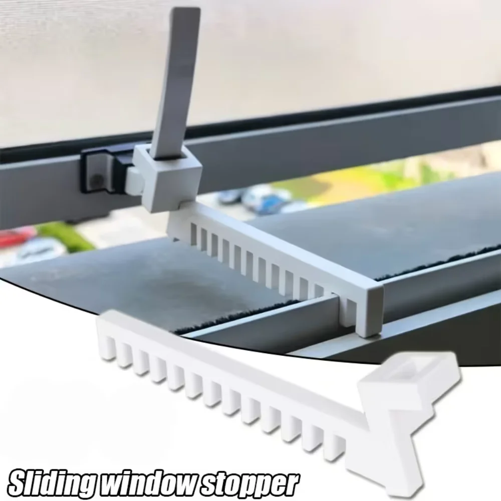 1pc Sliding Window Stopper Adjustable Window Bracket Preventing From Closing Due To Wind Vibration Or Gravity