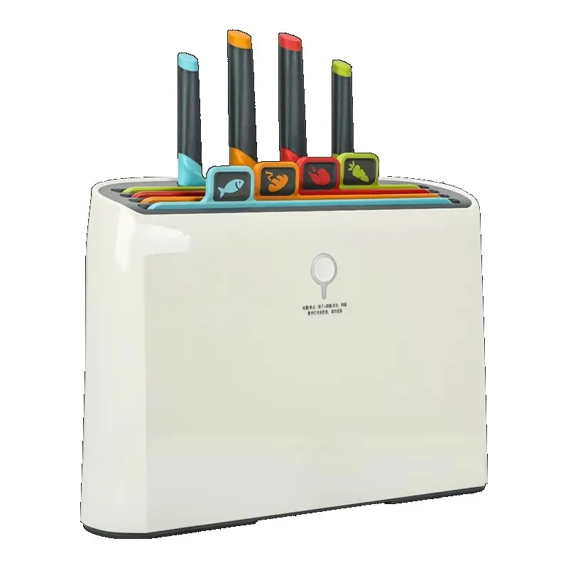 Stainless Steel Knife UV Smart Steriliser Chopping Board Kitchen Tool Drying Rack Smart Knife Steriliser