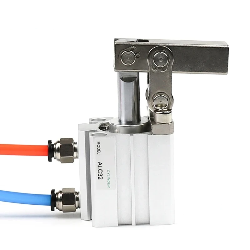JGL Lever Cylinder Pneumatic Clamping Pressing 25/32/40/50/63 Double Pressure Plate Clamping Rocker Arm Fixture ALC