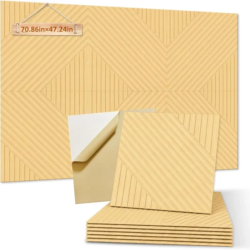 Acoustic Wall Panels 6 Pack Decorative Art Soundproof Panel