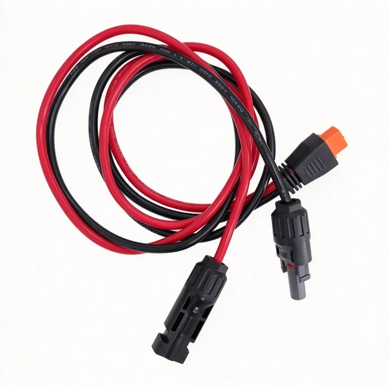 10AWG XT60i injection molded version converted to MC--4 with a length of 1M suitable for solar panels and portable power cables