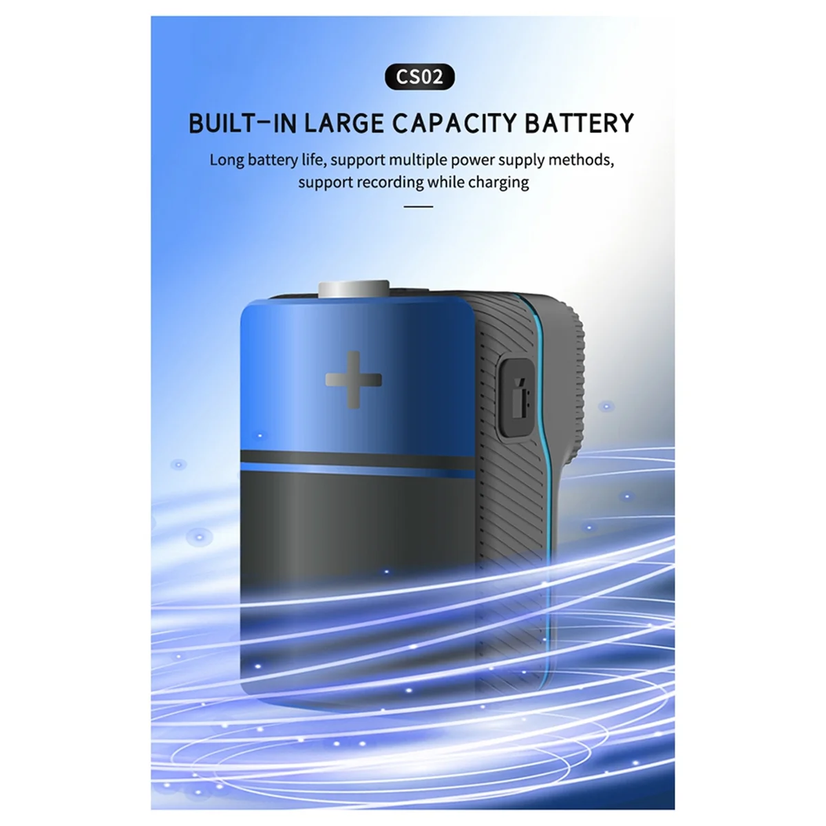 A93P CS02 Back Clip Action Camera Support TF Card Night DV Wifi Loop Cam Video MP4 Camcorder Vision Recording Z9H4