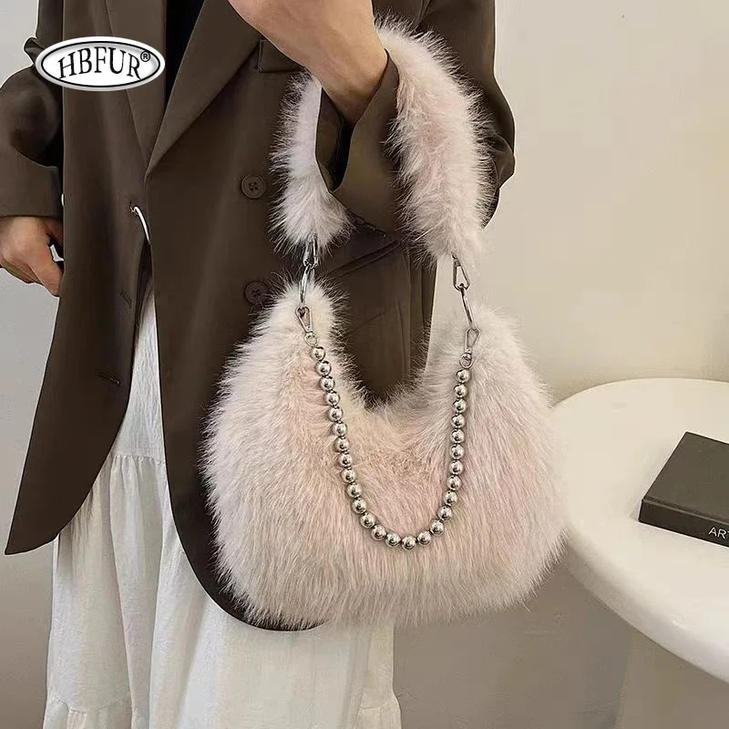 Bolso de Mano de Piel Sintética de Zorro para Mujer, Bolso de Hombro de Cuero Vacuno Suave, Diseño de Lujo, Bolsos Cruzados de Moda Femenina