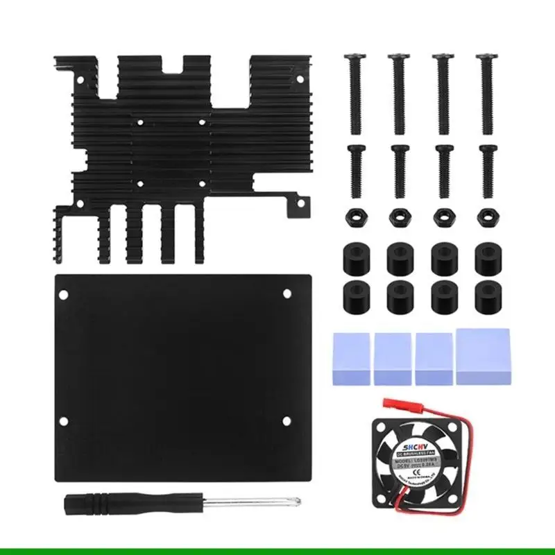 

U55C for Orange 5 Metal Case with Fan and Heatsink Metal Shell Enclosure