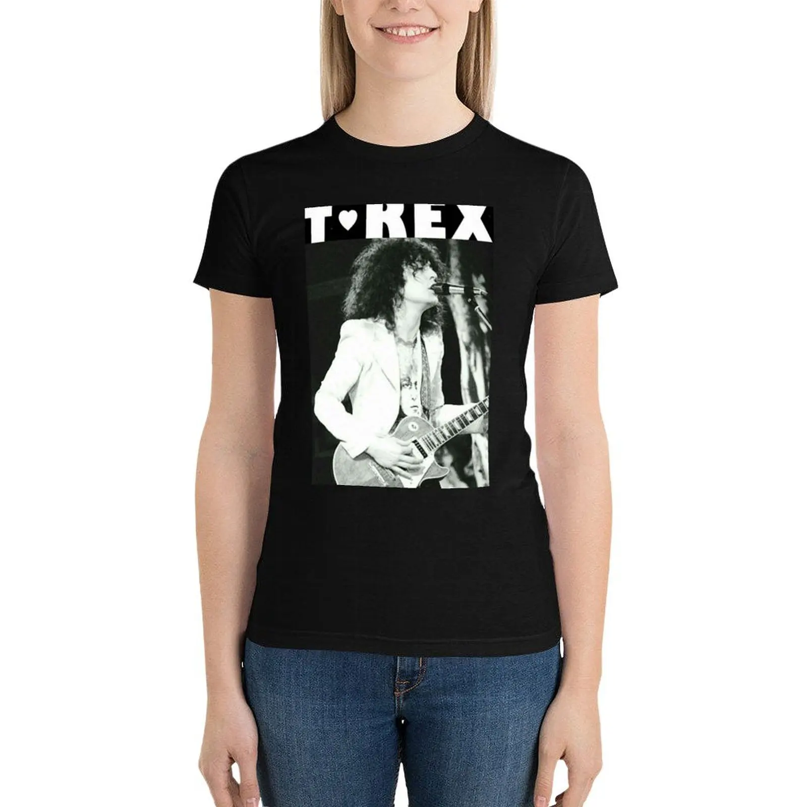 T Rex - Marc Bolan T-Shirt Blouse graphics Women tops