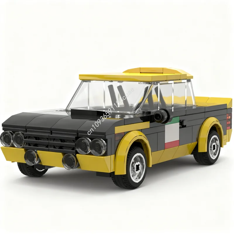 

228 деталей MOC Fiat Abarth OLIO City Champions: Конструктор, игрушка, архитектурная модель, творческий набор, рождественский подарок, развивающая игрушка
