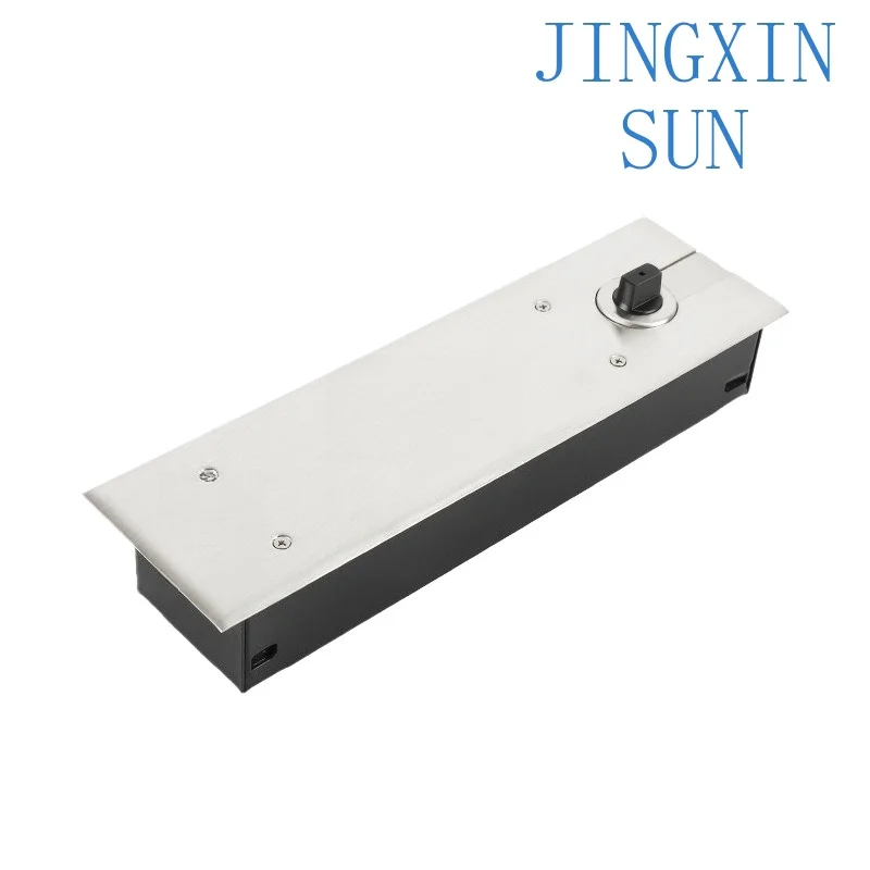 Floor spring 360-degree frameless glass door Wooden door Hotel office building Shopping mall Heavy-duty floor