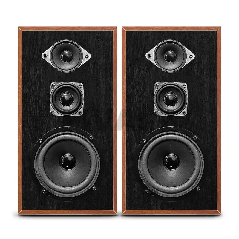 

4 Inch 120W High School Low Three-Way Speaker Bass Silk Film Tweeter hifi Bookshelf Speaker Passive Monitor Fever 4Ohm Sound Box