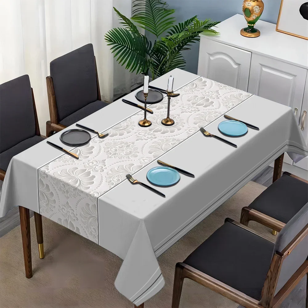JIT-1pc High-end Luxury Minimalist Bohemian Style Patchwork Track Pattern Design
