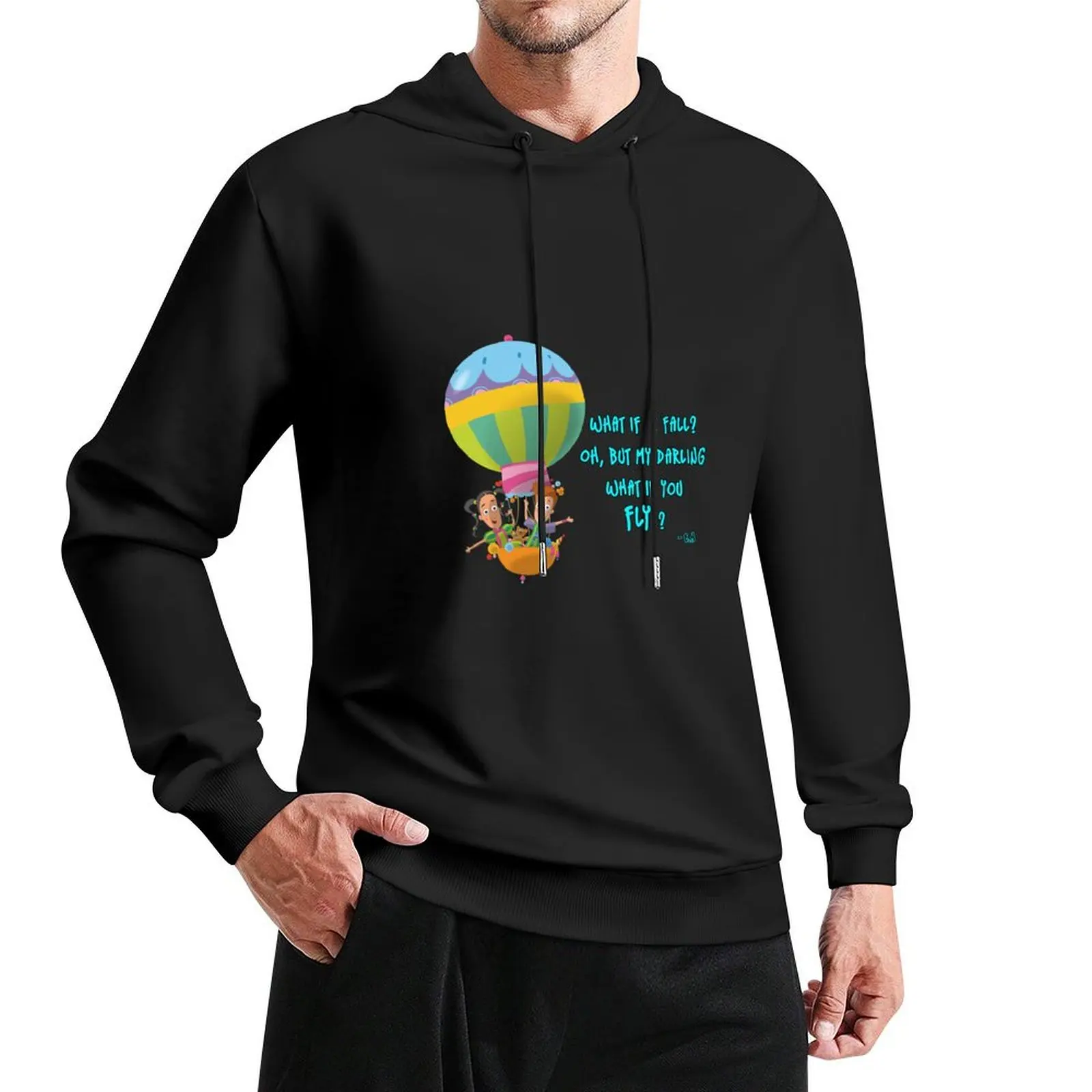 Hot-air balloon Pullover Hoodie winter clothes men wear autumn new products fashion men pullover