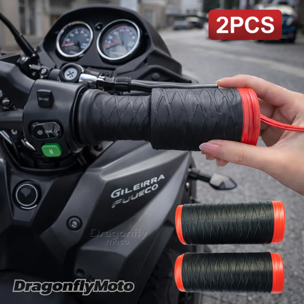 

Силиконовые чехлы на руль мотоцикла для Gilera GP800 Fuoco Nexus 500 Runner 50 125 200, самосжимающиеся, нескользящие, для мотоциклов