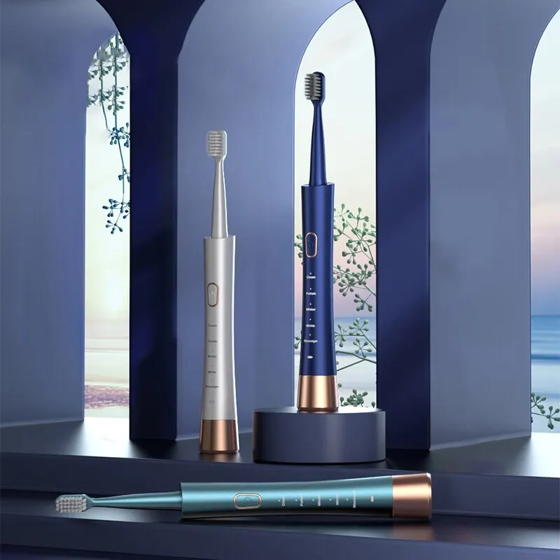 

Электрическая зубная щетка Jianpai для взрослых (мужчин и женщин) с полым мотором, зарядкой Type-C, 5 режимами работы, звуковая технология