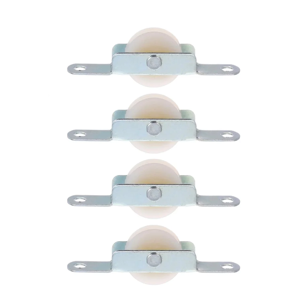 Replacement Set of 4 Rope Pulley Brackets for Patio Umbrellas Designed for Extended Durability and Smooth Movement