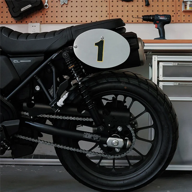 

Motorcycle Competition Number Plate Motorcycle DIY Number Plate Competition Number Plate For Scrambler 400X Silver
