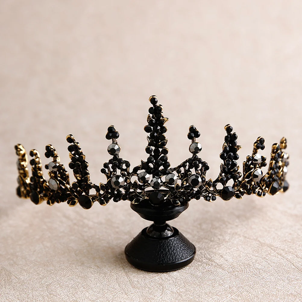

1pc Retro Crystal Bridal Crown Vintage Bridal Hair Rhinestone Wedding Party Engagement Women Durable Alloy One Size